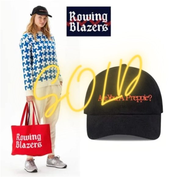 Rowing Blazers Accessories - Rowing Blazers "Are you A Preppie?" Corduroy Hat